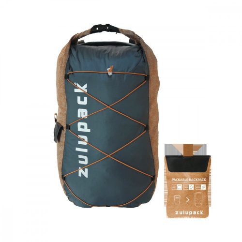 Wasserdichter Rucksack - Zulupack Quokka 12L – IP66 - brauner